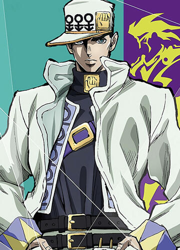 Jotaro Kujo from Jojo's Bizarre Adventure (Part 4).